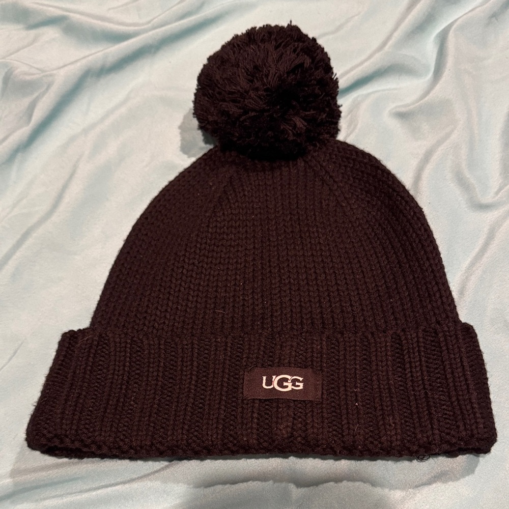 UGG Black Knit Beanie